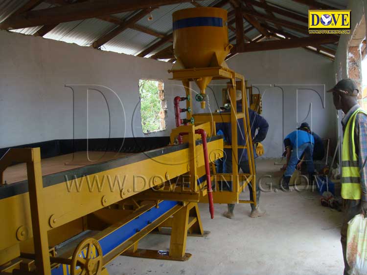 DOVE Equipment for Alluvial gold mining in Guinea DOVE Equipment for Alluvial gold mining in Guinea