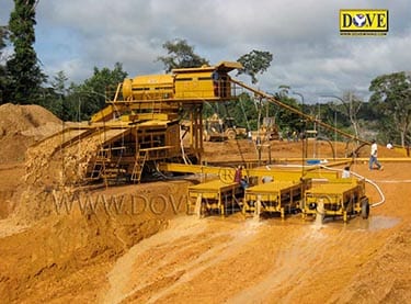 DOVE alluvial (placer) gold and diamond plant Alluvial (placer) gold and diamond plant in Liberia
