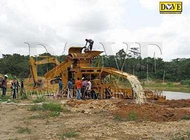 Gold and diamond wash plant in Sierra Leone