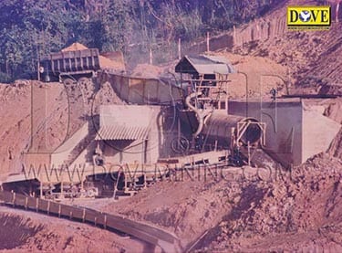 DOVE mining equipment for precious stones mining project Precious stones mining in Vietnam in 1990