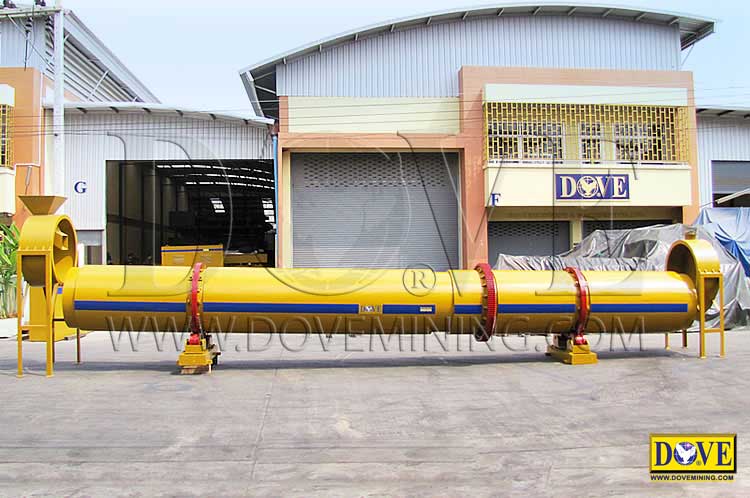 DOVE dual flow rotary dryer