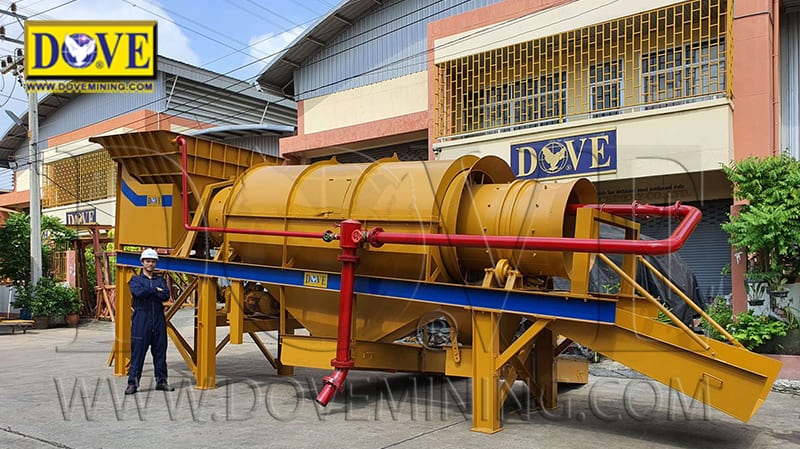 DOVE Gold Trommel at the factory