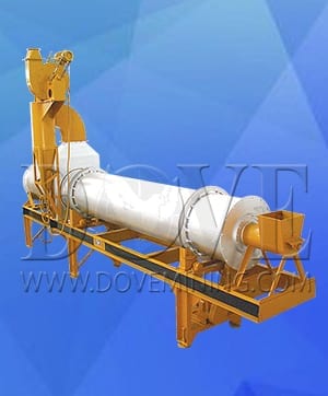 DOVE rotary dryer dual flow rotary dryer
