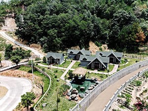 China Project top view DOVE China Project villas