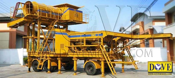 DOVE SUPERMINER Portable wash plant DOVE SUPERMINER Portable wash plant