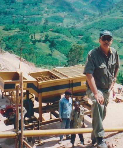Mining tantalite in Rwanda DOVE mining projects RWANDA