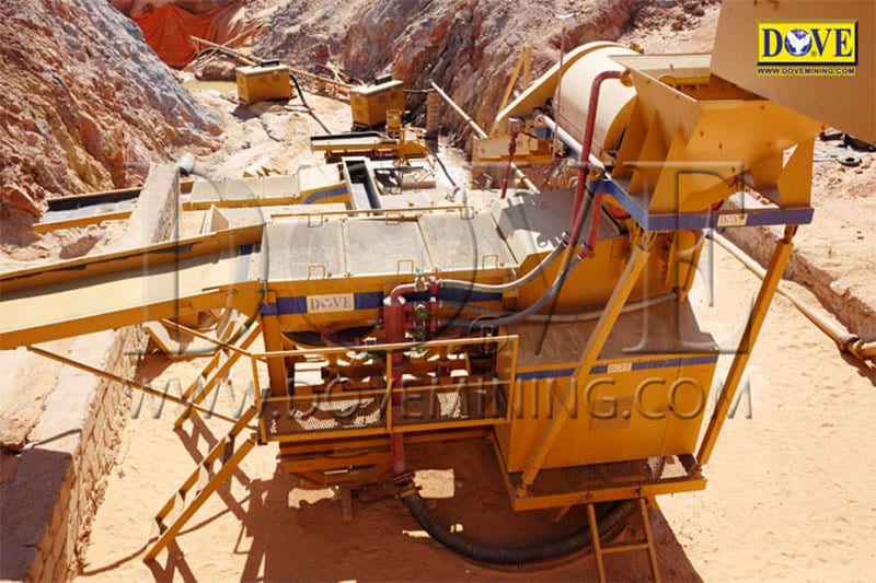 DOVE equipment for hard rock mining in Sudan
