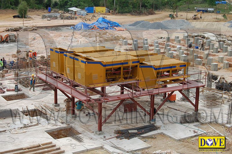 Laos Hard Rock Mining equipment Installation