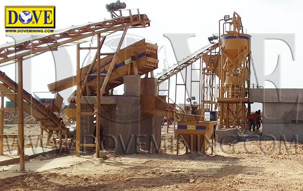 DOVE Centrifugal Gold Concentrator Vibrating Screen and Belt Conveyor