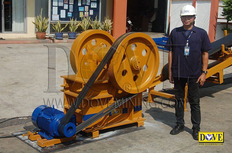 Jaw Crusher JCC-2540 at DOVE Factory