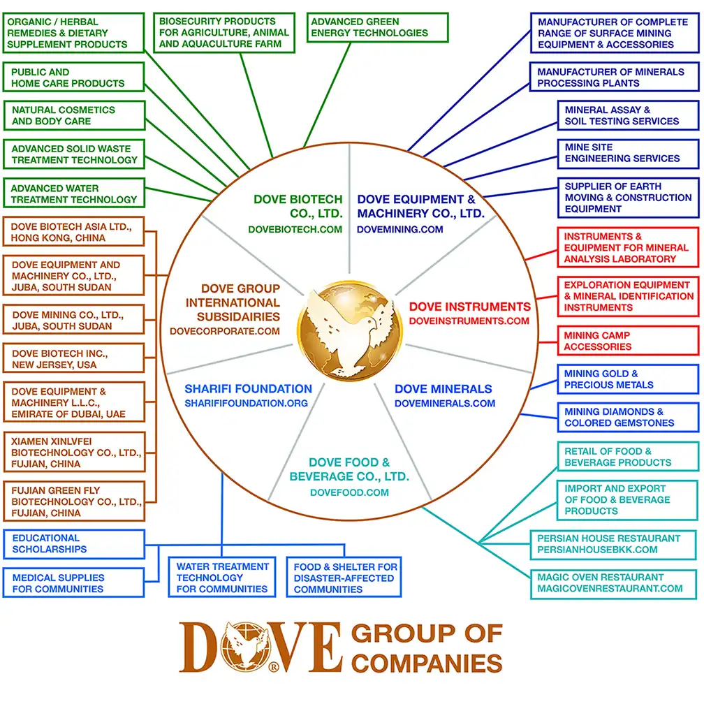 DOVE GROUP CORPORATE CHART
