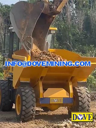 DOVE Side loader-dumper application in the mine