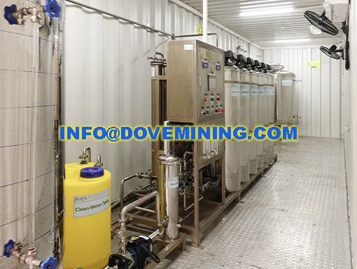 DOVE Containerized Water Treatment plant system