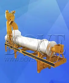 Dual flow rotary dryer