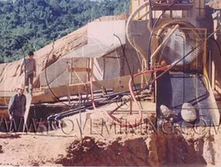 Gemstone mining in Vietnam 1991