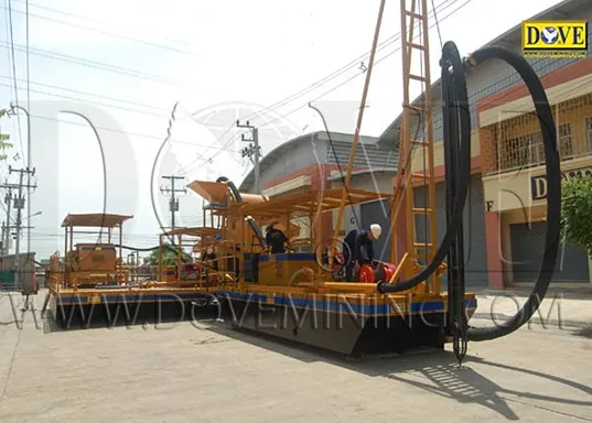 Dredge and Floating plant in DOVE factory