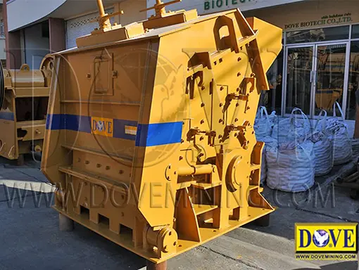 Impact Crusher in the DOVE factory