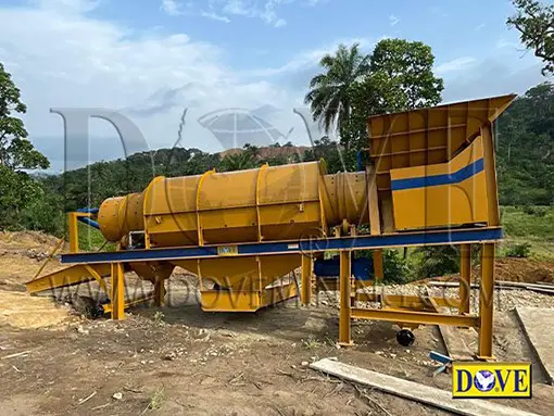 Multistage classifier of EXPLORE Portable wash plant installation in the mine