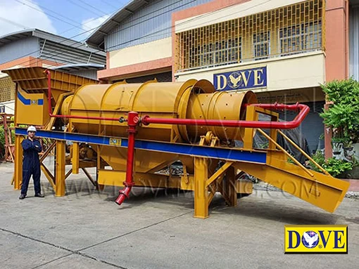 Trommel for the processing plant for a mining project in Mali