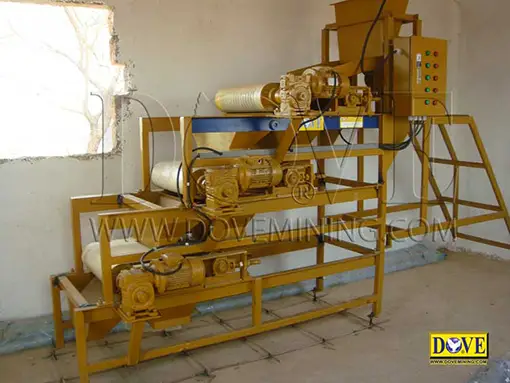 DOVE Magnetic roller separator in the mine