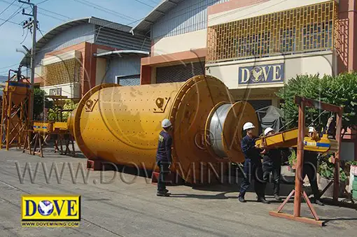 DOVE Vibrating Feeder and Ball Mill at the factory