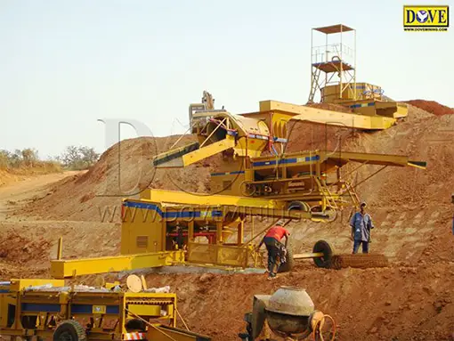 DOVE Wash Plant in the mine