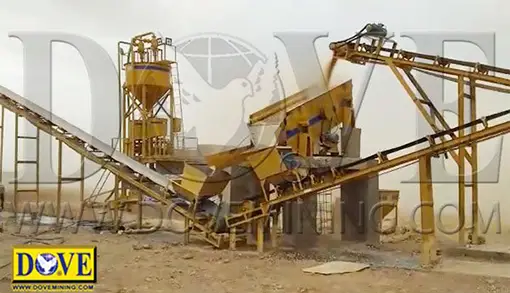 Dry Vibrating Screen and Centrifugal Gold Concentrator