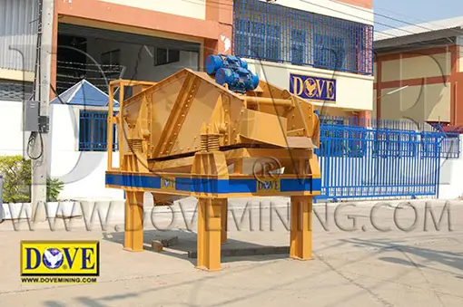 Photo of dewatering screen in the factory