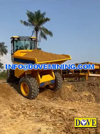 Side Loader operation in the mine