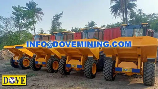 Side loaders in the mining site