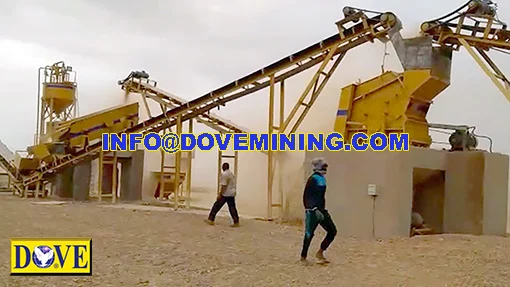 GOLDROCKMINER® Stationary hard rock gold processing plant 