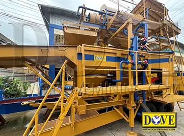Compact Series 15 TPH for alluvial gold mine in Nigeria